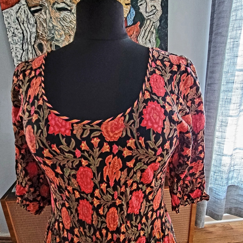 Passementrie maxi dress size M